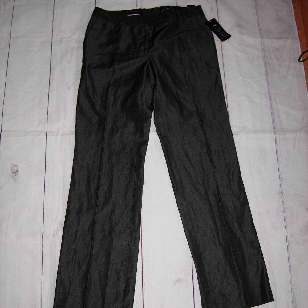 H&M Black Trouser Straight Leg 10